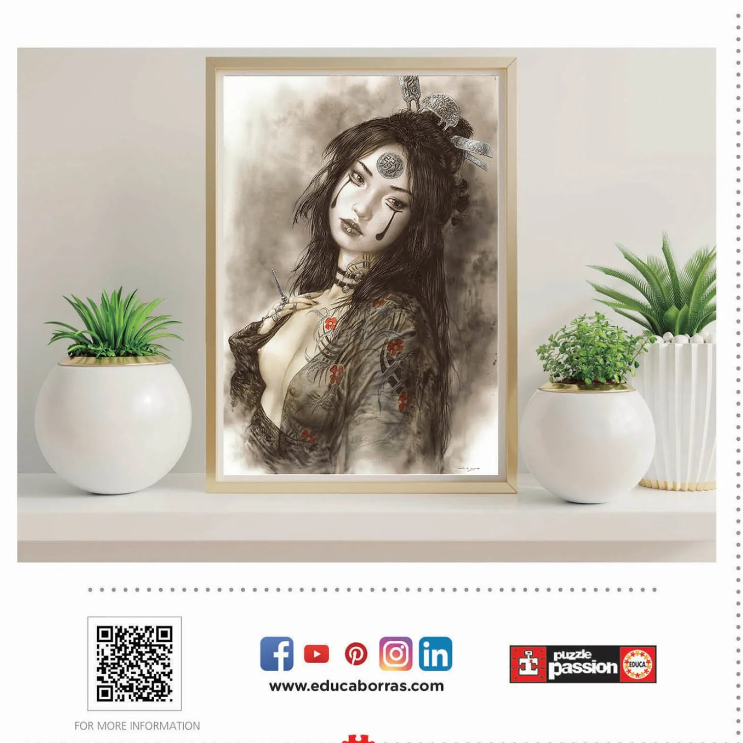 Educa Dead Moon - Luis Royo - puzzle de 1000 pièces