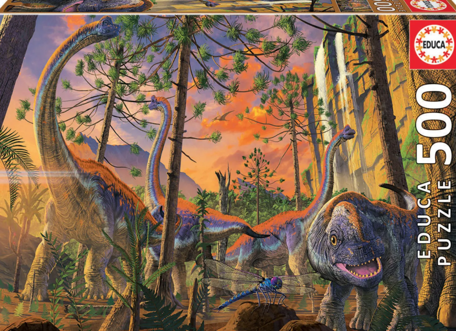 Educa Dino curieux - puzzle de 500 pièces
