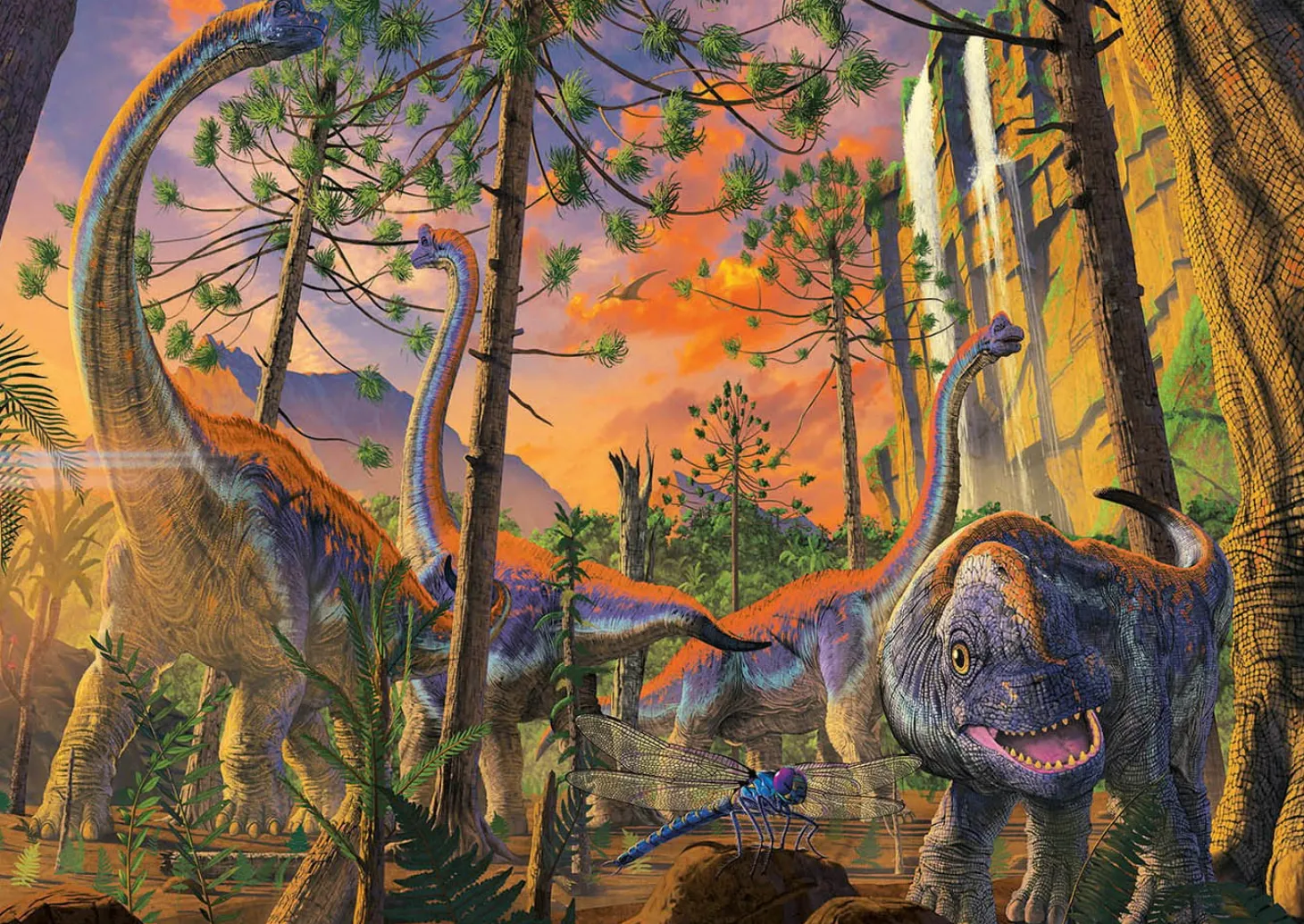 Educa Dino curieux - puzzle de 500 pièces