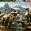 Educa Dinosaures Féroces - puzzle de 1000 pièces