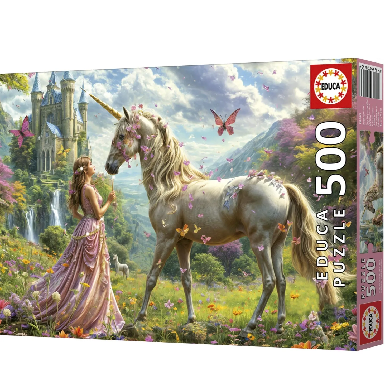 Educa Fées Licornes et Papillons - puzzle de 500 pièces