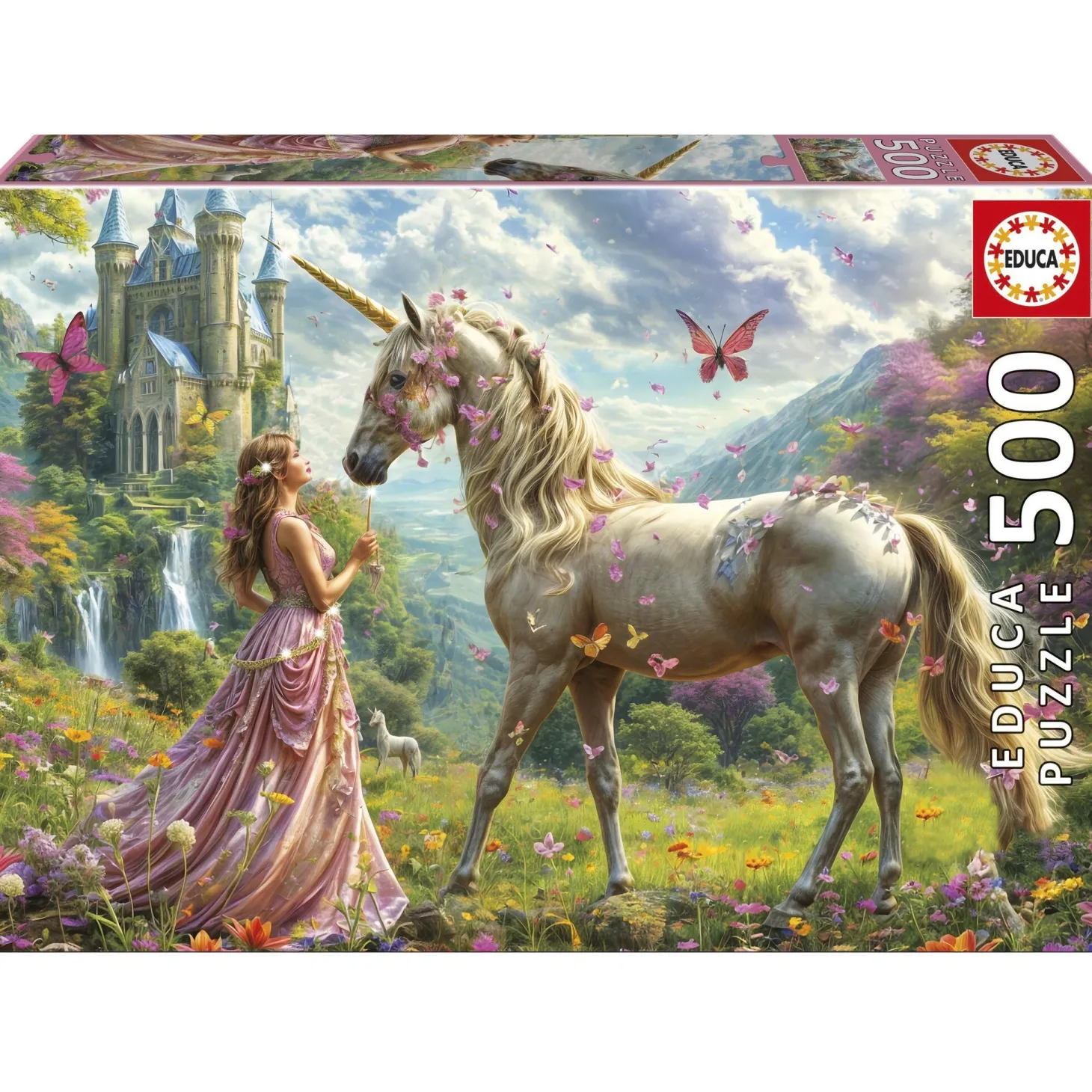 Educa Fées Licornes et Papillons - puzzle de 500 pièces