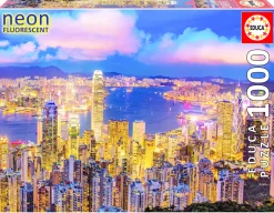 Educa Hong Kong Skyline - Glow in the Dark - puzzle 1000 pièces