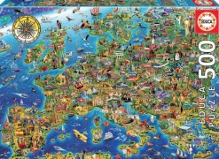 Educa La carte de l'Europe - puzzle de 500 pièces