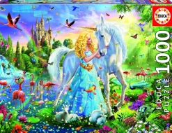 Educa La princesse et la licorne - puzzle de 1000 pièces