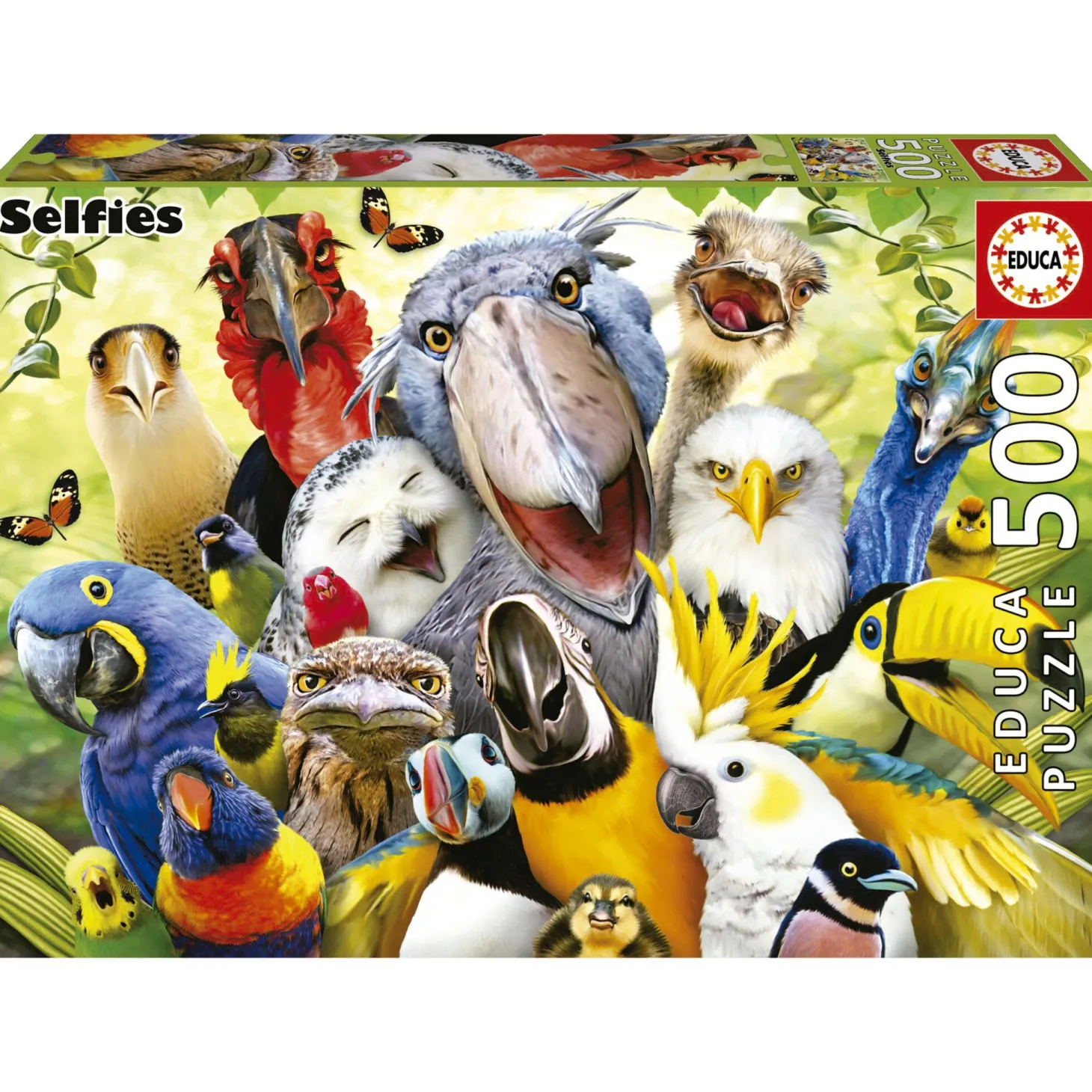 Educa Le Petit Oiseau Va Sortir - Selfie - puzzle de 500 pièces