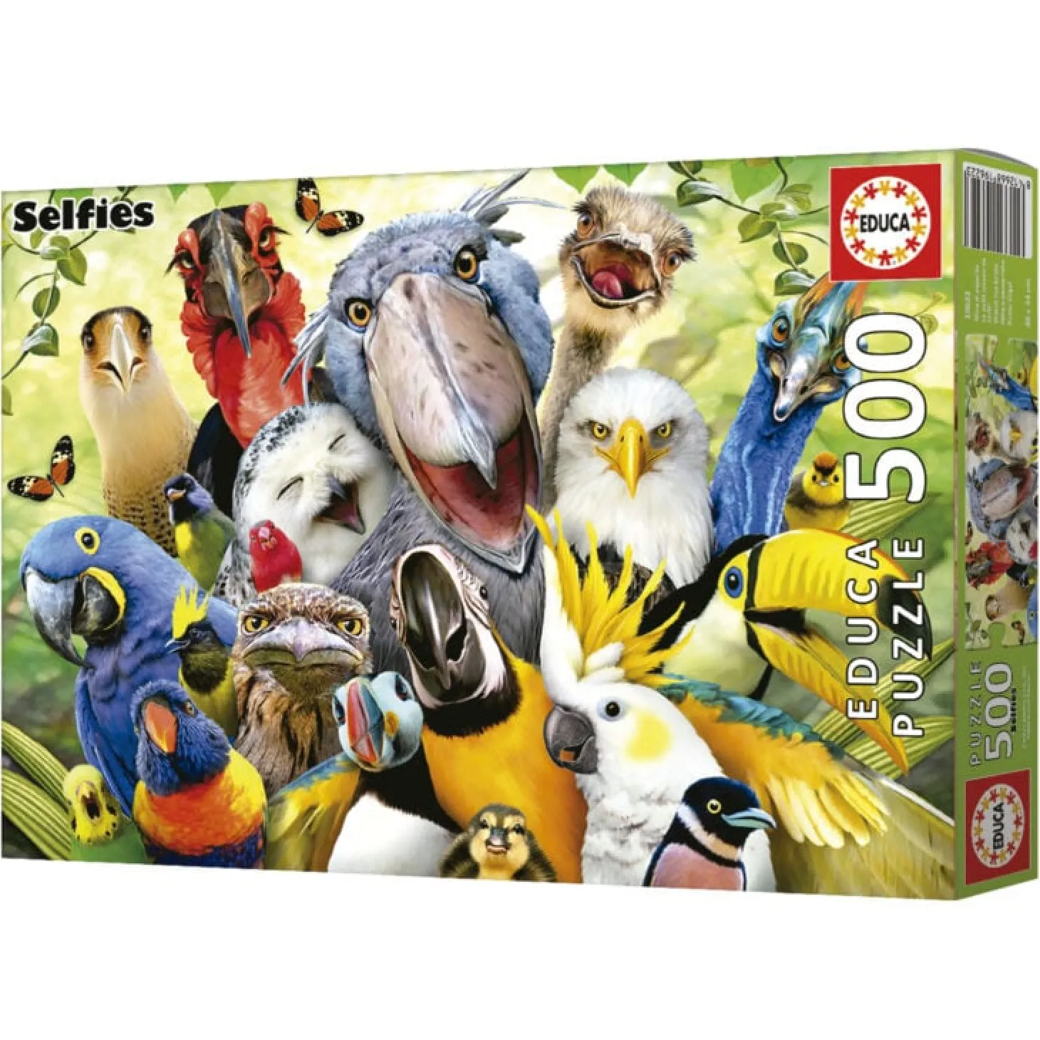Educa Le Petit Oiseau Va Sortir - Selfie - puzzle de 500 pièces