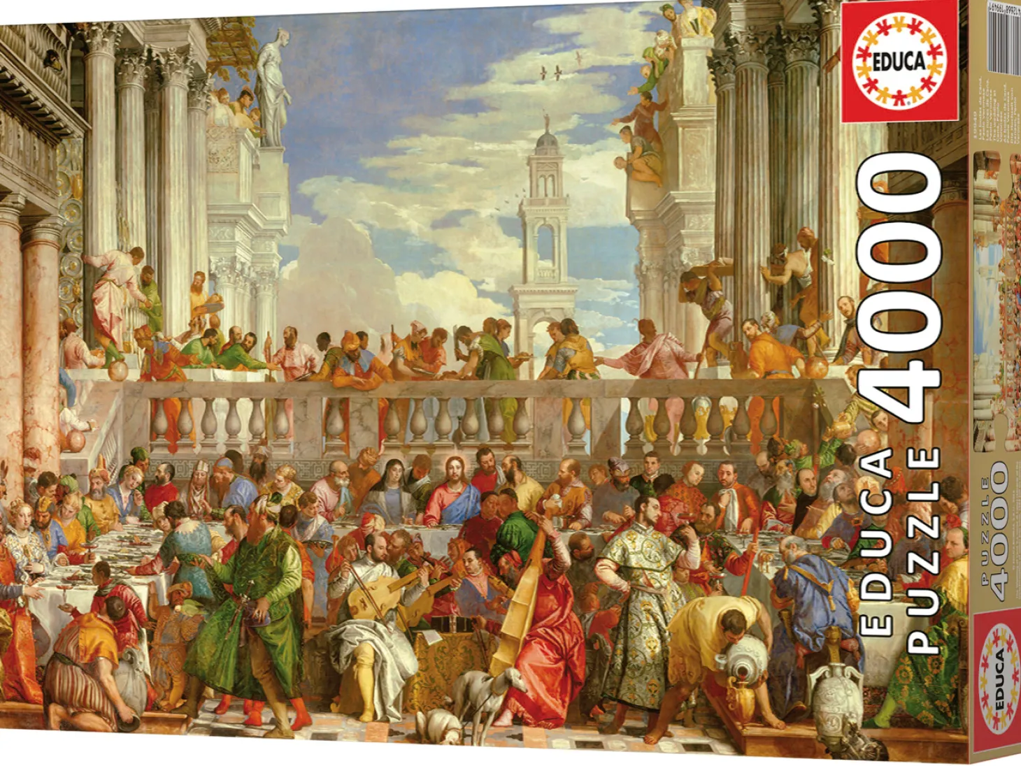 Educa Les Noces de Cana - Paolo Veronese - puzzle de 4000 pièces