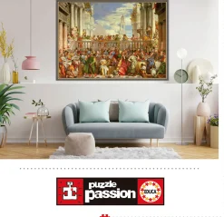 Educa Les Noces de Cana - Paolo Veronese - puzzle de 4000 pièces