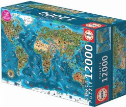 Educa Merveilles du monde - puzzle de 12000 pièces