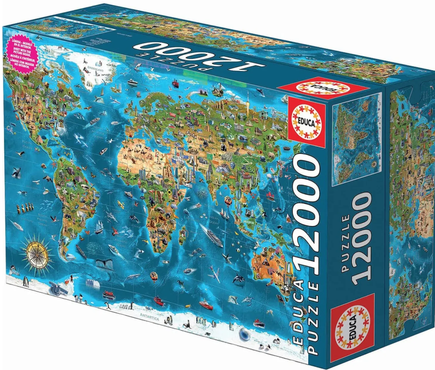 Educa Merveilles du monde - puzzle de 12000 pièces