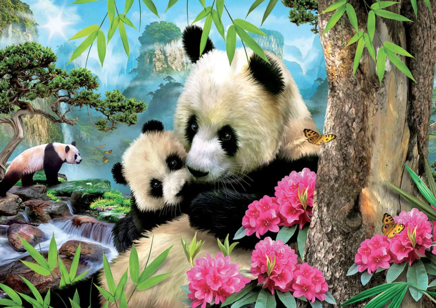 Educa Pandas - puzzle de 1000 pièces