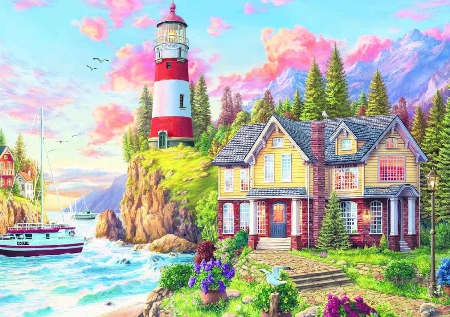 Educa Phare près de l'océan - puzzle de 3000 pièces