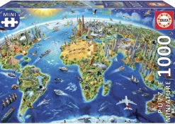 Educa Puzzle miniature - Symboles du monde - 1000 pièces