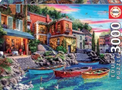 Educa Soleil couchant à Côme - puzzle de 3000 pièces