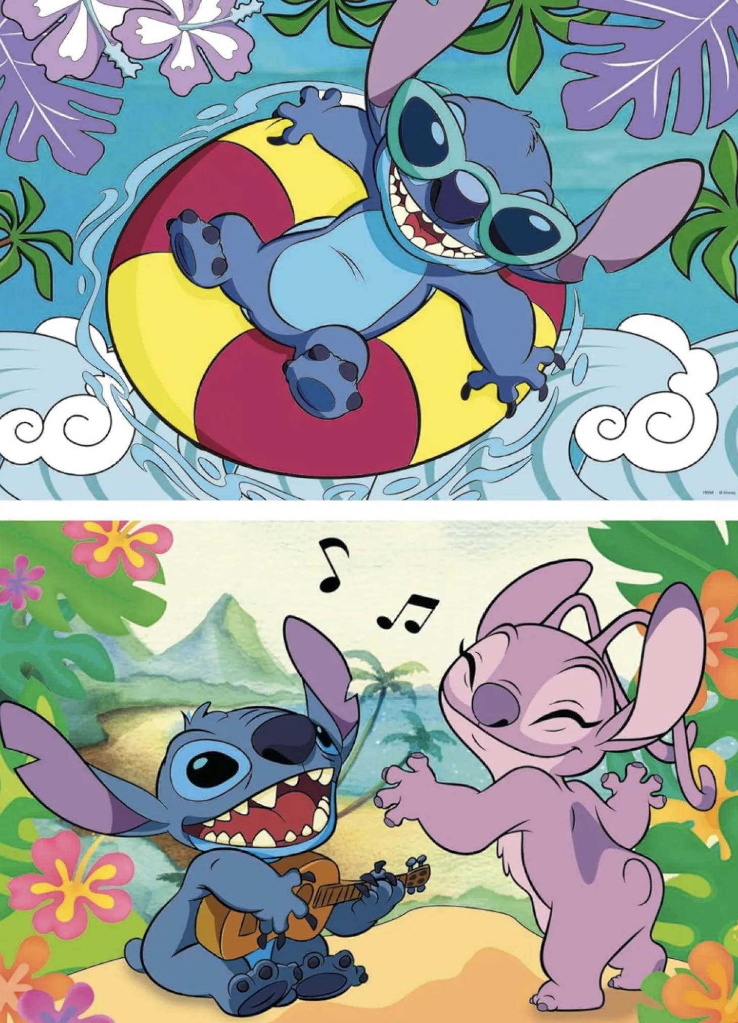 Educa Stitch - 2 puzzles de 100 pièces