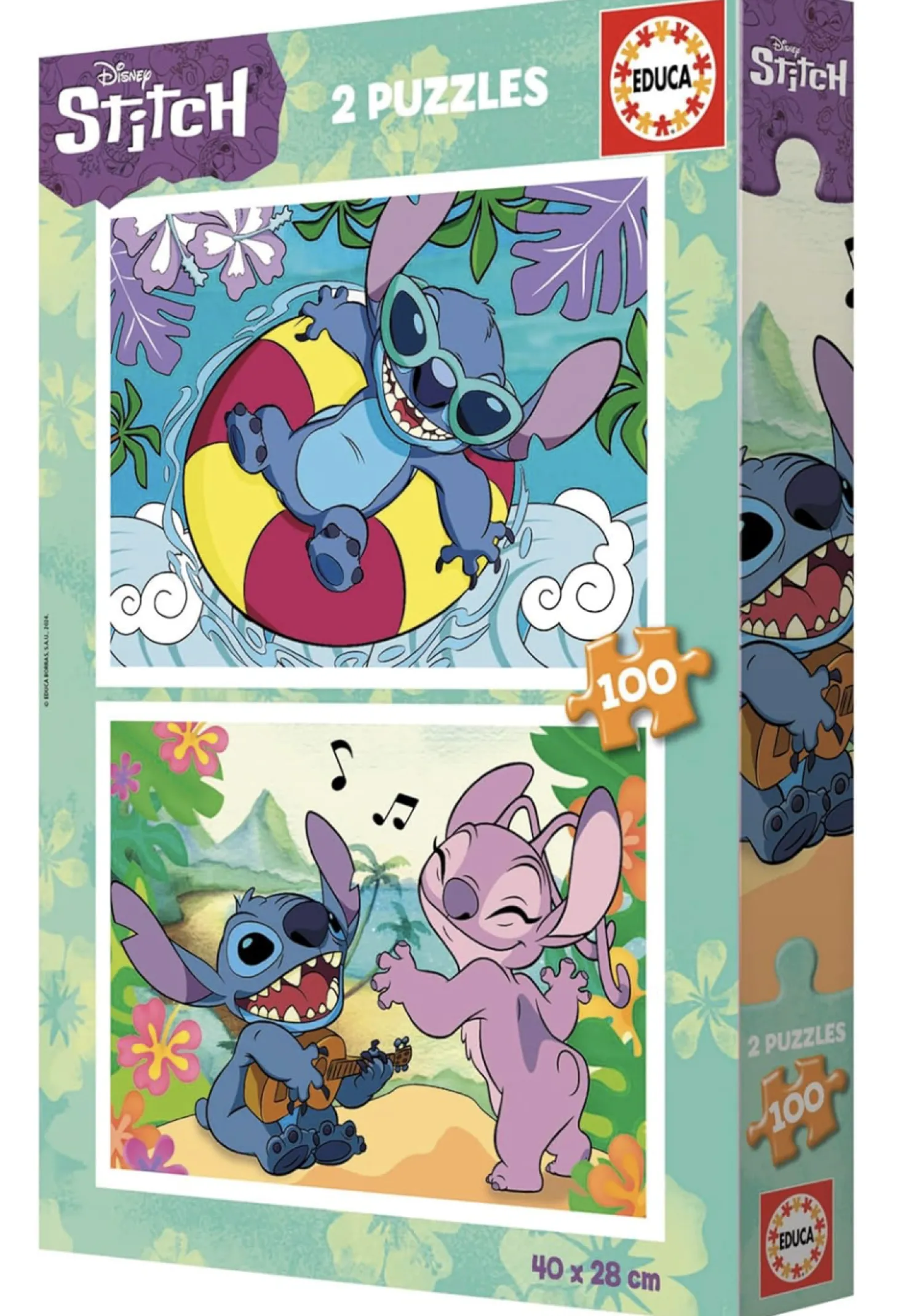 Educa Stitch - 2 puzzles de 100 pièces