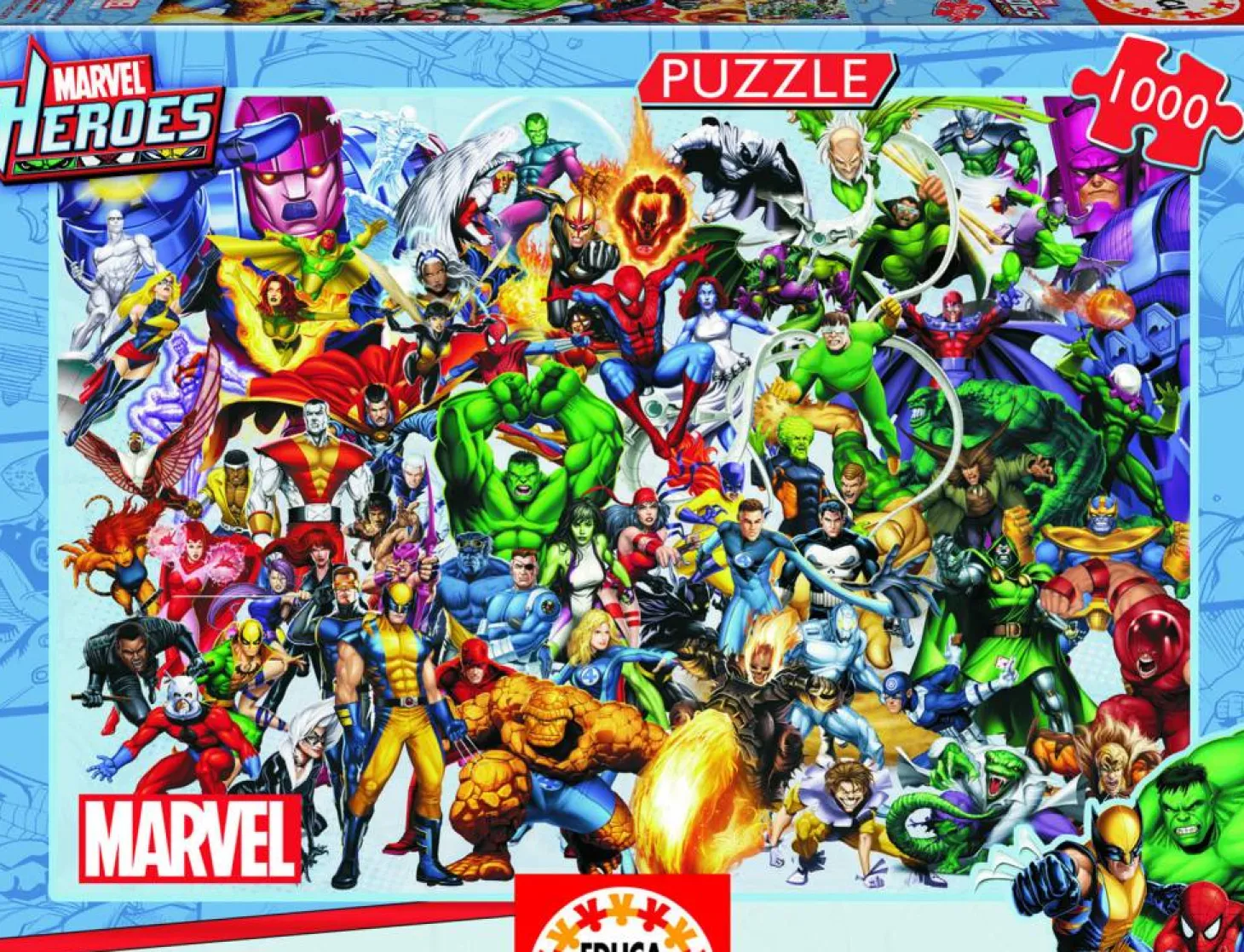 Educa Tous les super-héros de Marvel - puzzle de 1000 pièces