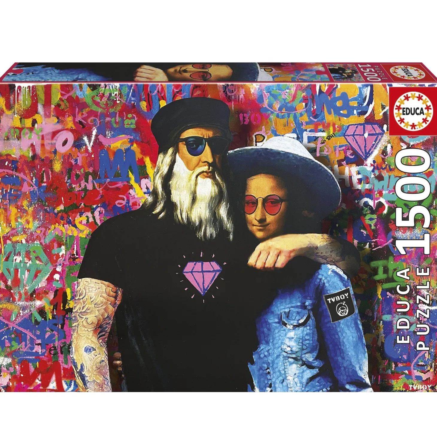 Educa TV boy Leo et Lisa - puzzle de 1500 pièces