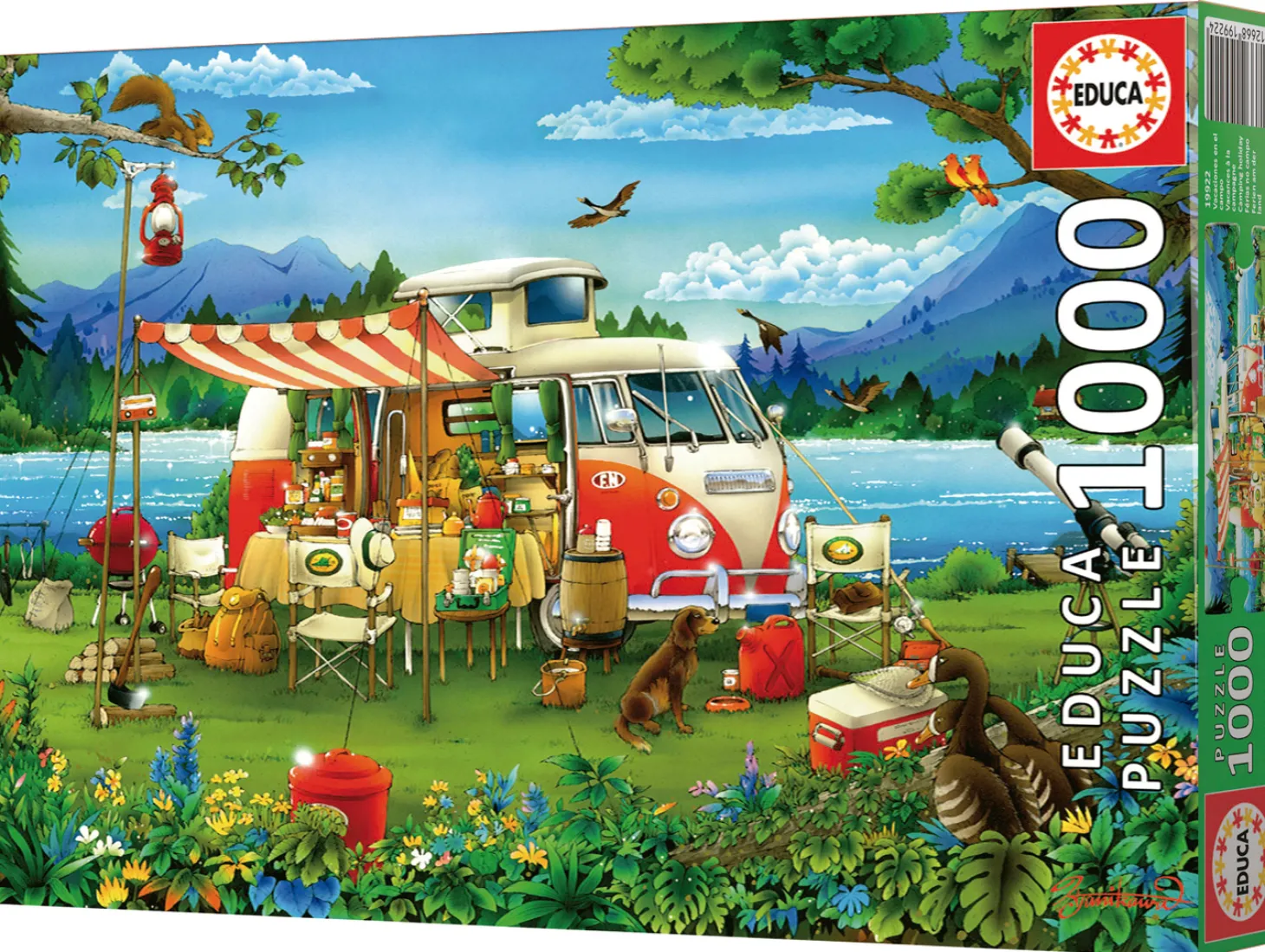 Educa Vacances à la Campagne - puzzle de 1000 pièces