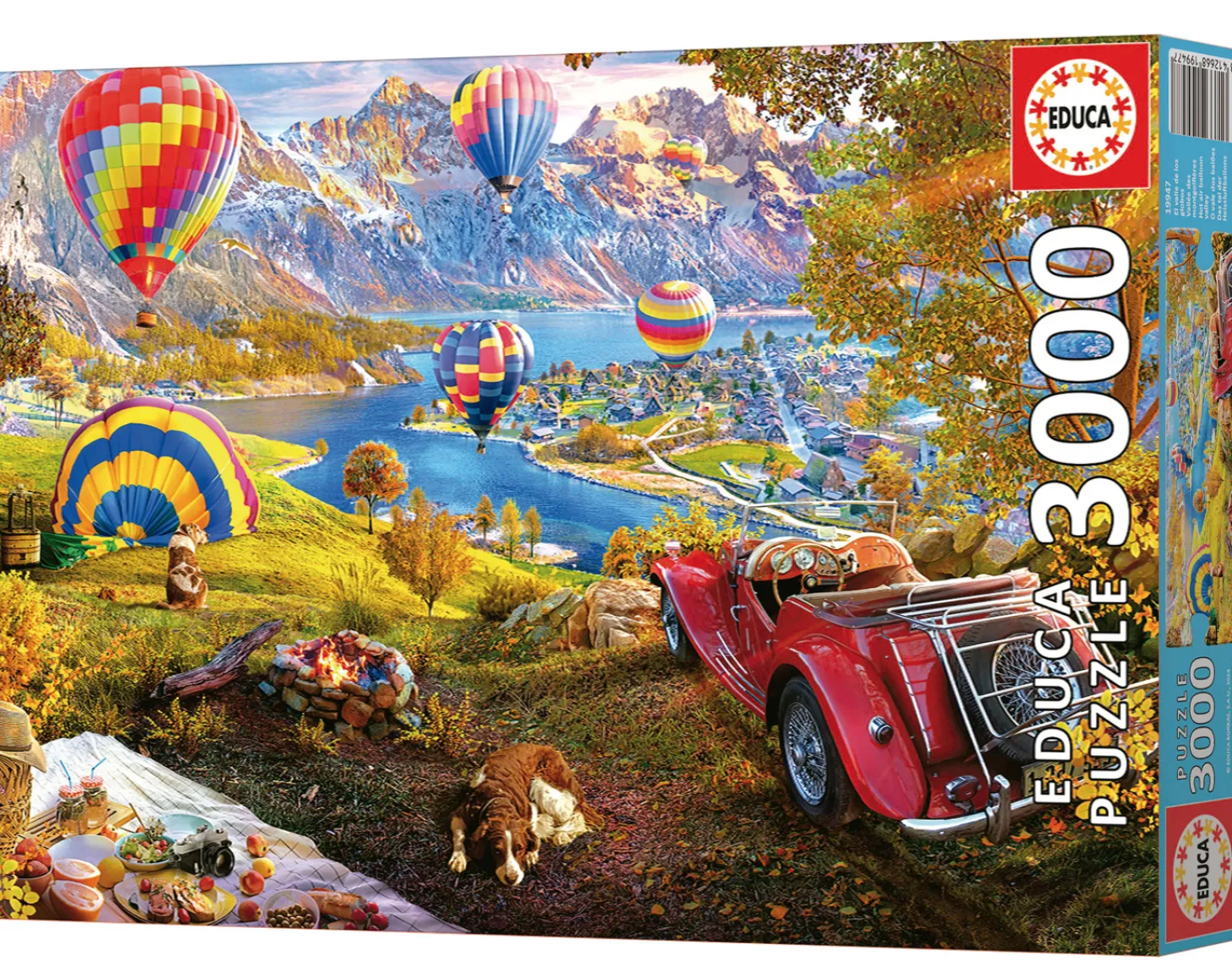 Educa Vallée des Montgolfières - puzzle de 3000 pièces