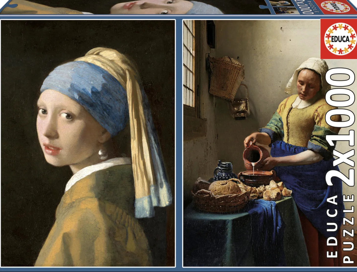 Educa Vermeer - 2 x 1000 pièces puzzle