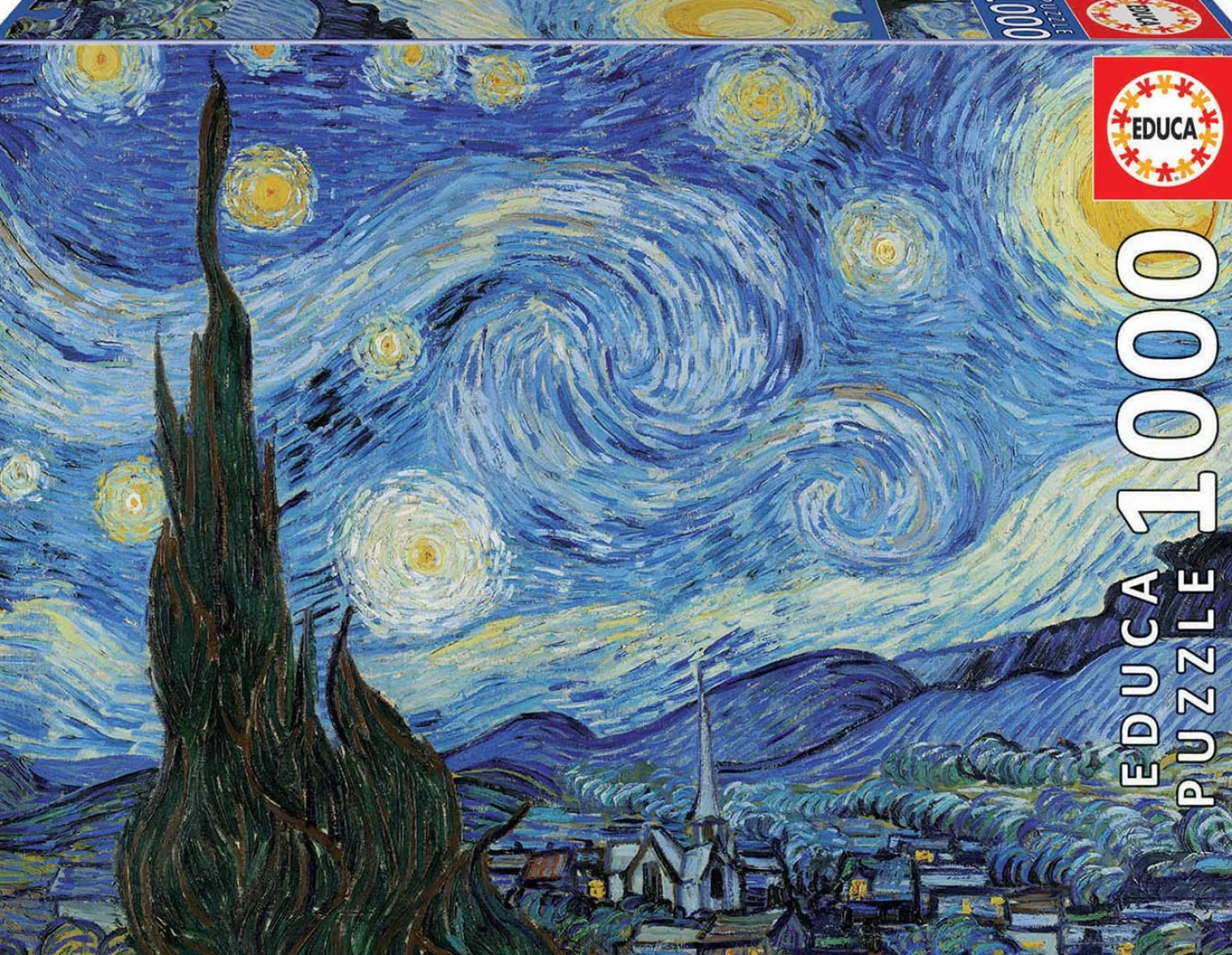 Educa Vincent van Gogh - La nuit étoilée - puzzle de 1000 pièces