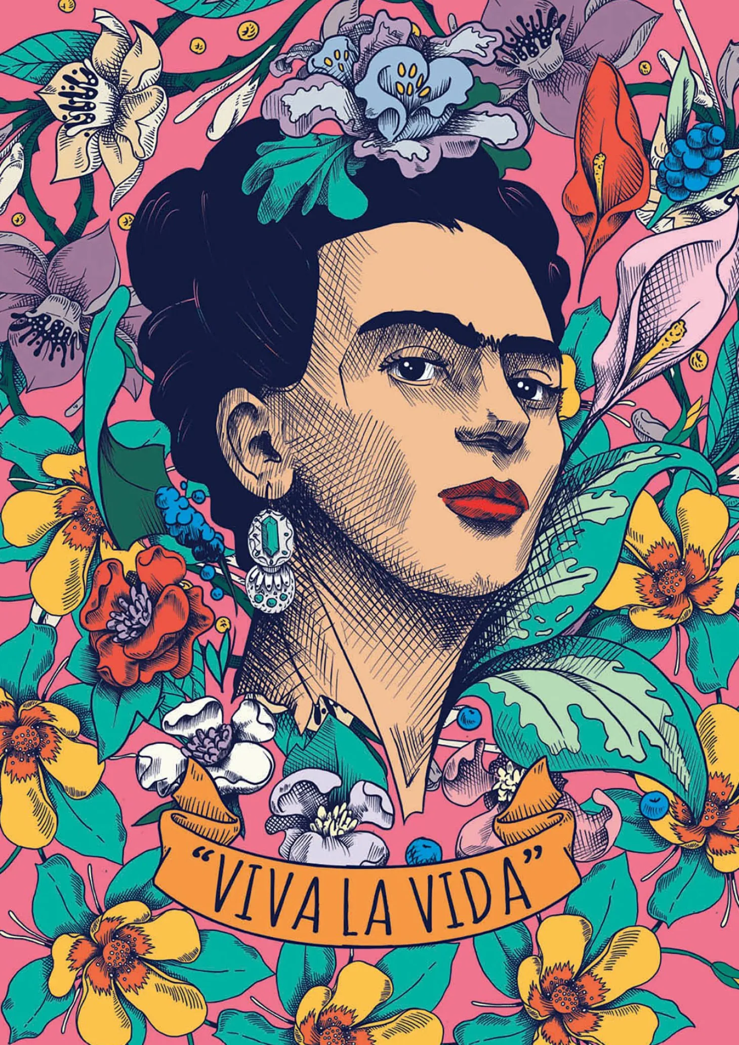 Educa Viva la Vida - Frida Kahlo - puzzle de 500 pièces