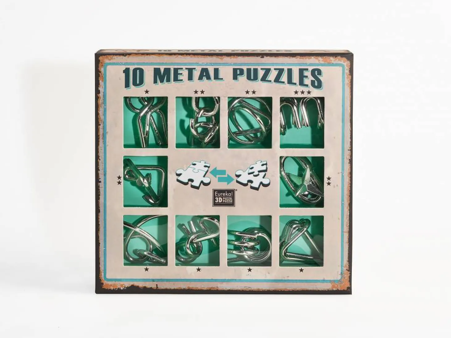 Eureka 10 casse-tête en métal - ensemble vert
