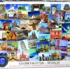Eurographics Puzzles Bourlingueur - Le Monde - Collage - puzzle de 1000 pièces