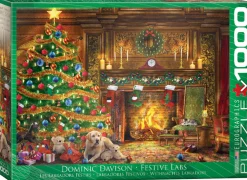 Eurographics Puzzles Les Labradors Festies - puzzle de 1000 pièces