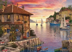 Eurographics Puzzles Port méditerranéen - puzzle de 1000 pièces