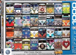 Eurographics Puzzles VW Bus - Cool Faces - puzzle de 1000 pièces