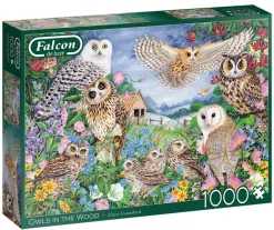 Falcon Les hiboux dans les bois - puzzle de 1000 pièces