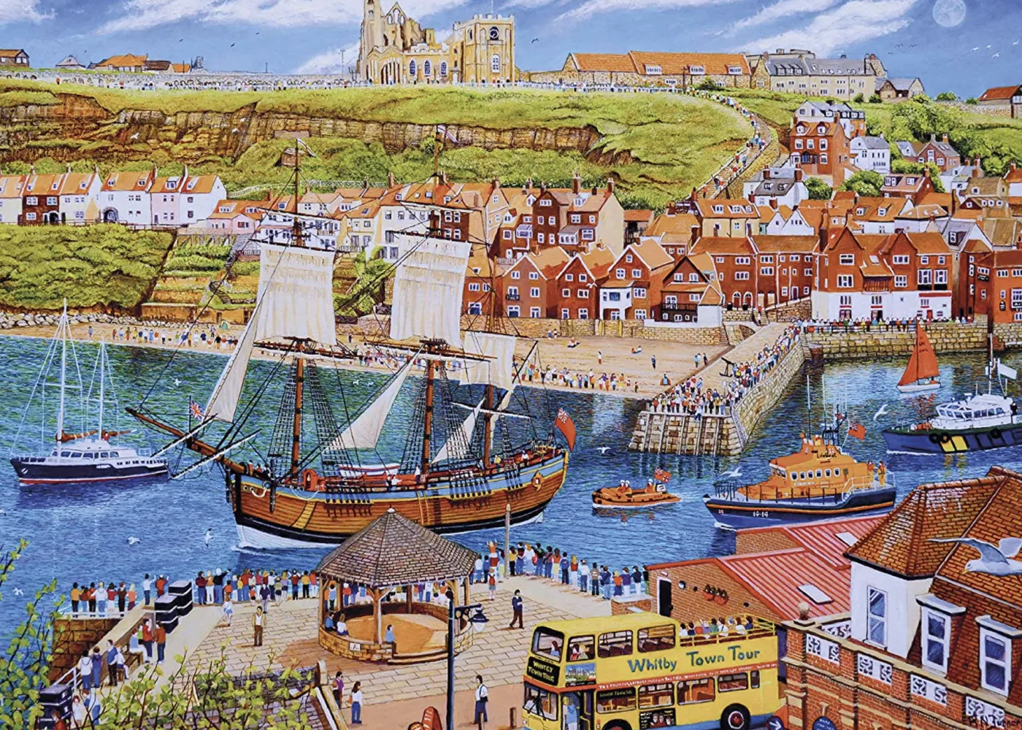 Gibsons Endeavour, Whitby - puzzle de 1000 pièces
