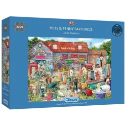 Gibsons Pots & Penny Farthings - puzzle de 2000 pièces
