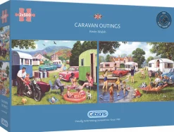Gibsons Sorties en caravane - 2 puzzles de 500 pièces