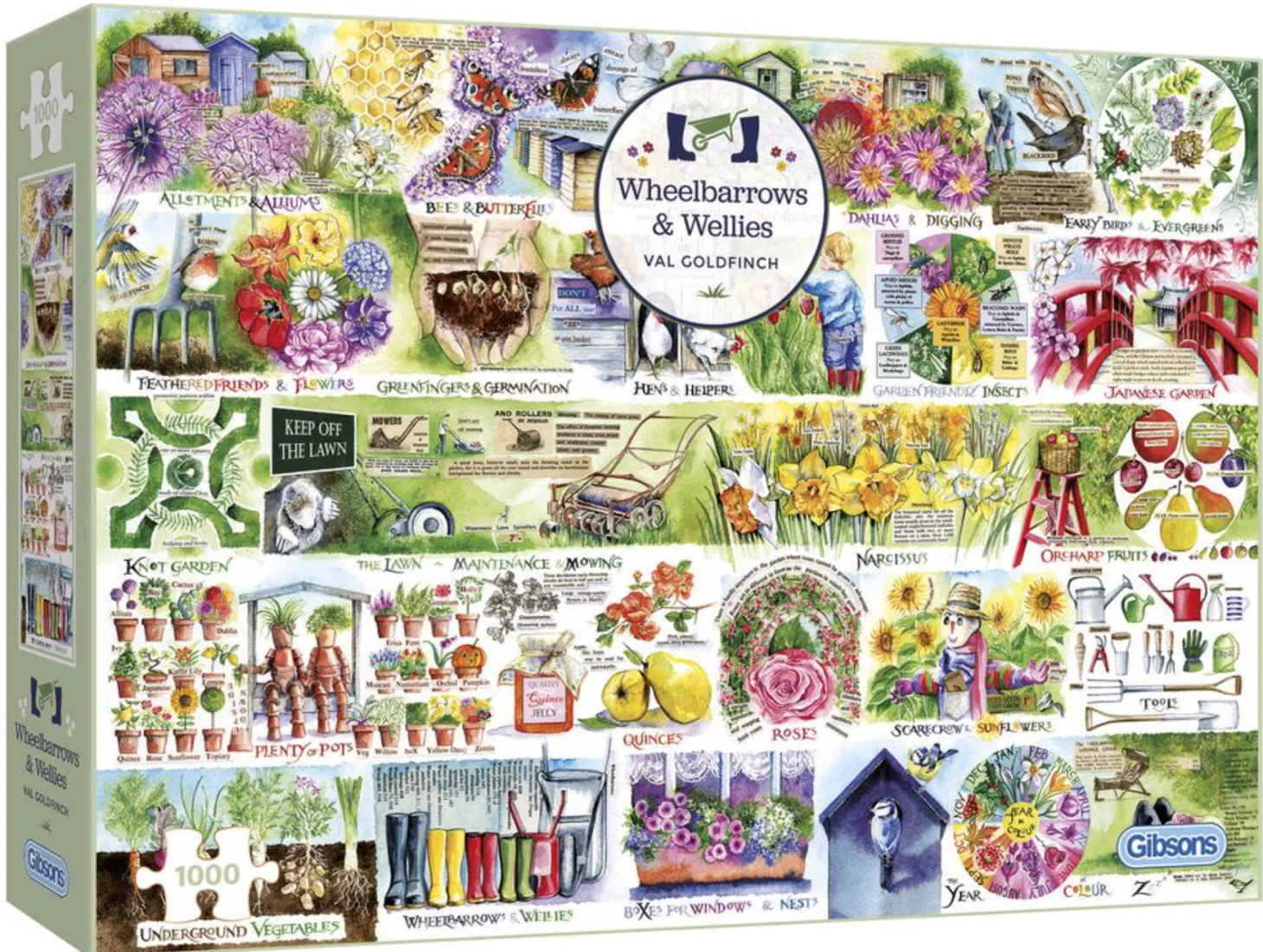 Gibsons Tout pour le jardin - puzzle de 1000 pièces
