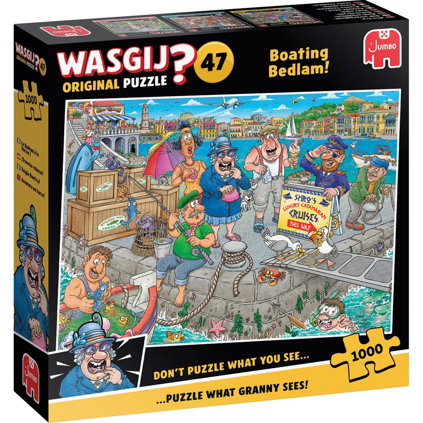 Jumbo Wasgij Original 47 - Boating Bedlam! - 1000 pièces
