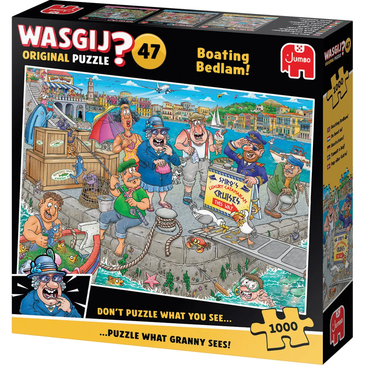 Jumbo Wasgij Original 47 - Boating Bedlam! - 1000 pièces