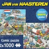 Jumbo Air, Terre et Mer / Chaussée désordonnée - JVH - 2 x 1000 pièces - puzzles