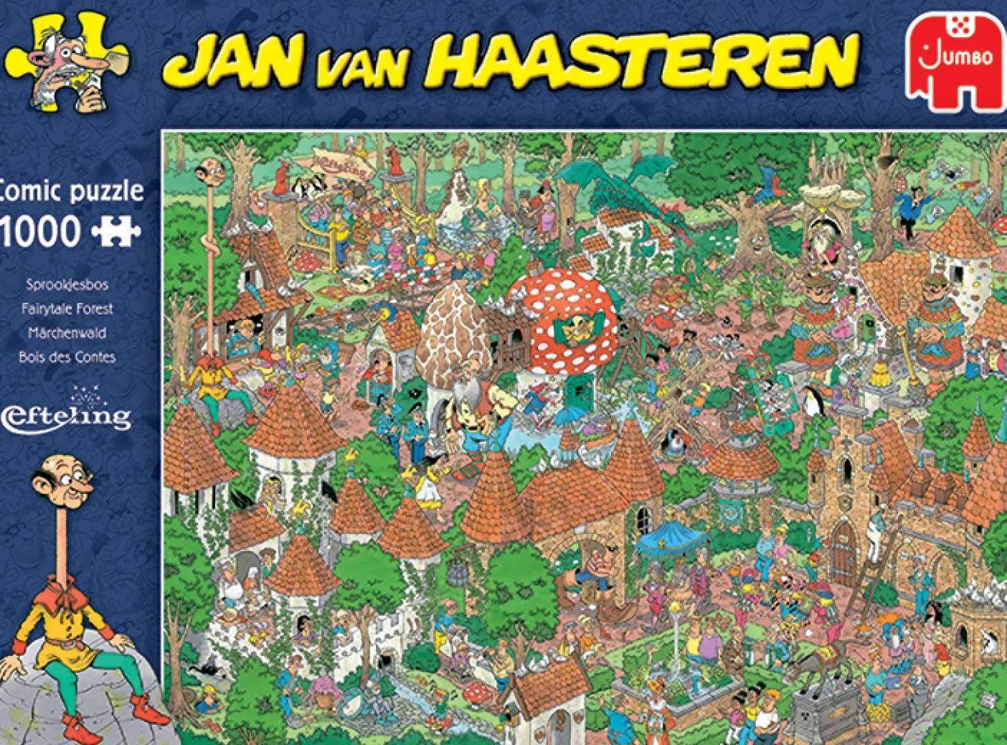 Jumbo Bois des Contes - Efteling - Jan van Haasteren - 20045 - 1000 pièces