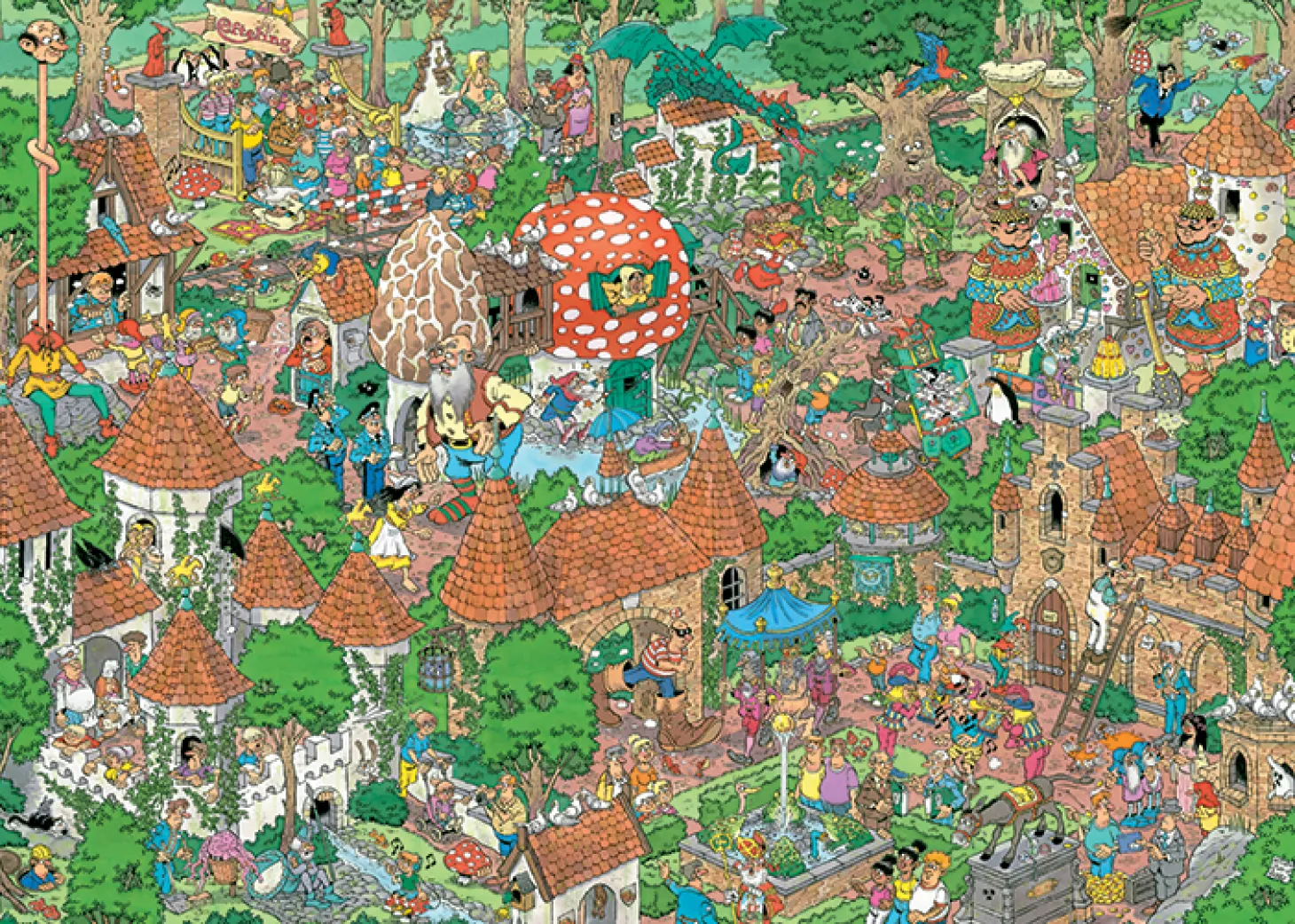 Jumbo Bois des Contes - Efteling - Jan van Haasteren - 20045 - 1000 pièces