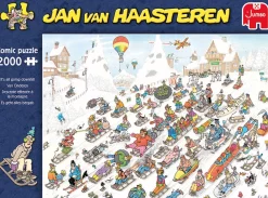 Jumbo Descente effrénée à la montagne - Jan van Haasteren - puzzle de 2000 pièces