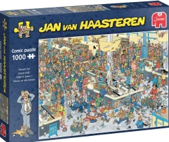 Jumbo Faites La Queue! - Jan van Haasteren - puzzle de 1000 pièces