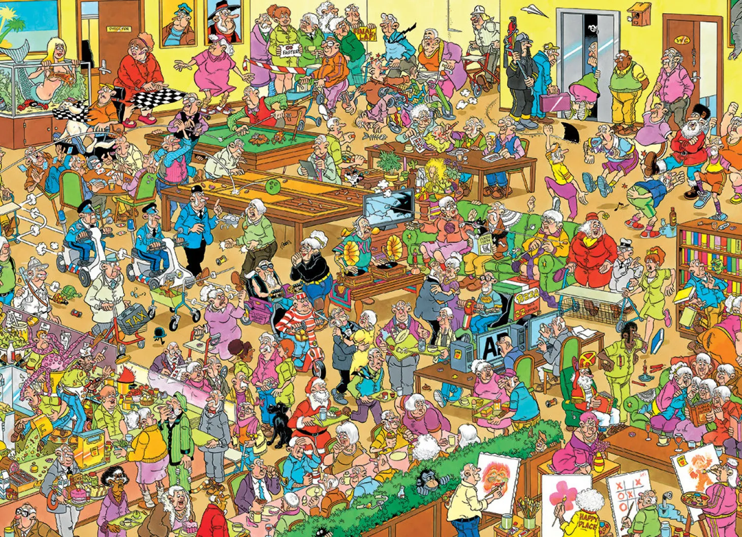 Jumbo La maison de retraite - Jan van Haasteren - puzzle de 1000 pièces