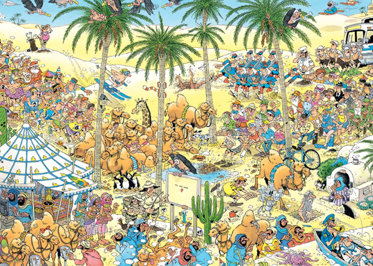 Jumbo Oasis - Jan van Haasteren - 1000 pièces