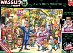 Jumbo PRE-ORDER - Wasgij Noël 21 - A Very Merry Makeover - 2 puzzles de 1000 pièces