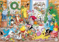 Jumbo Un Noël en tricot - Jan van Haasteren - puzzle de 500 pièces