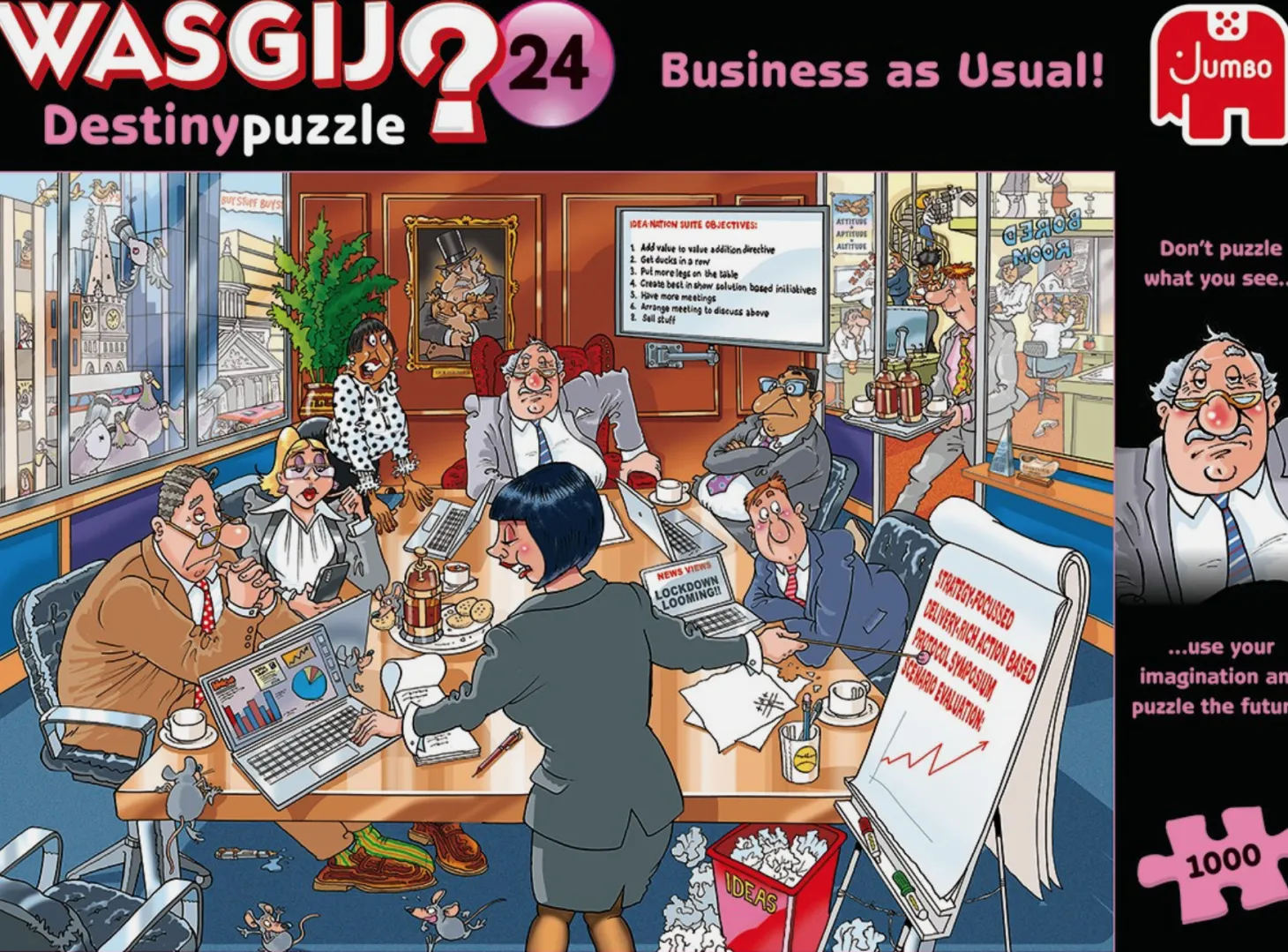 Jumbo Wasgij Destiny 24 - Business as Usual - 1000 pièces